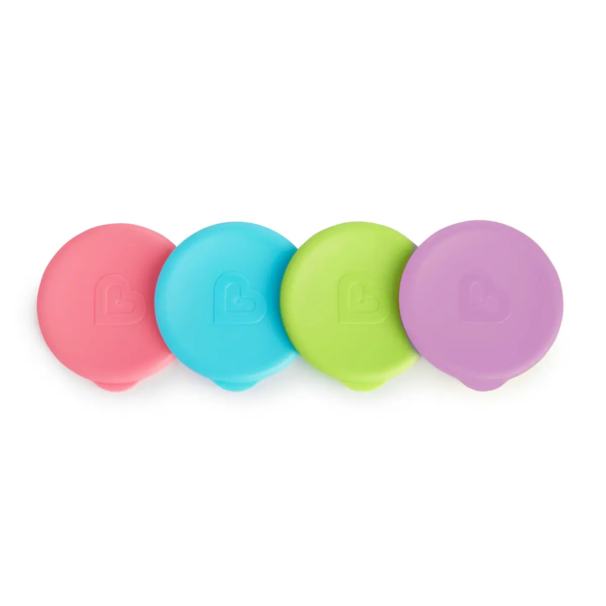 Munchkin Miracle 360 Sippy Cup Lids 4 Count Assorted Colors | BPA-Free & Dishwasher-Safe - main product image