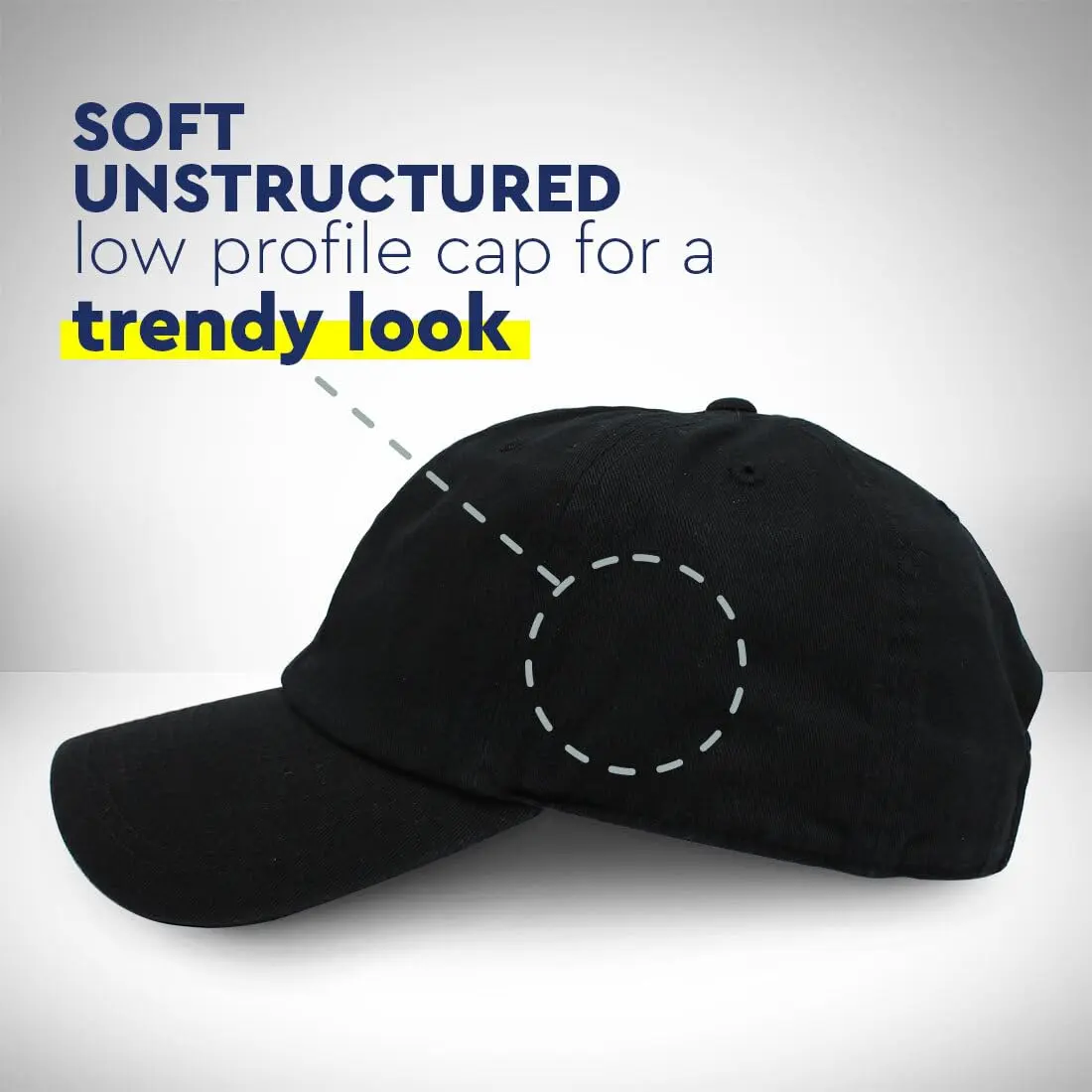 Speedy Pros Soft Baseball Hat Embroidered Dad Hat Beagle A Embroidery Men & Ladies Baseball Cap Cotton Black Design Only - view 7
