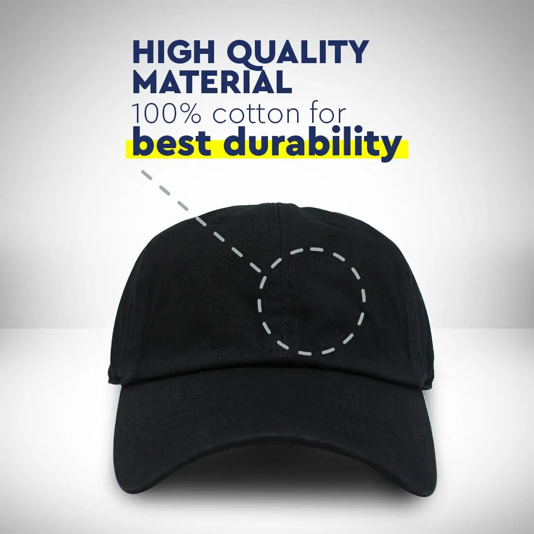 Speedy Pros Soft Baseball Hat Embroidered Dad Hat Beagle A Embroidery Men & Ladies Baseball Cap Cotton Black Design Only - view 4