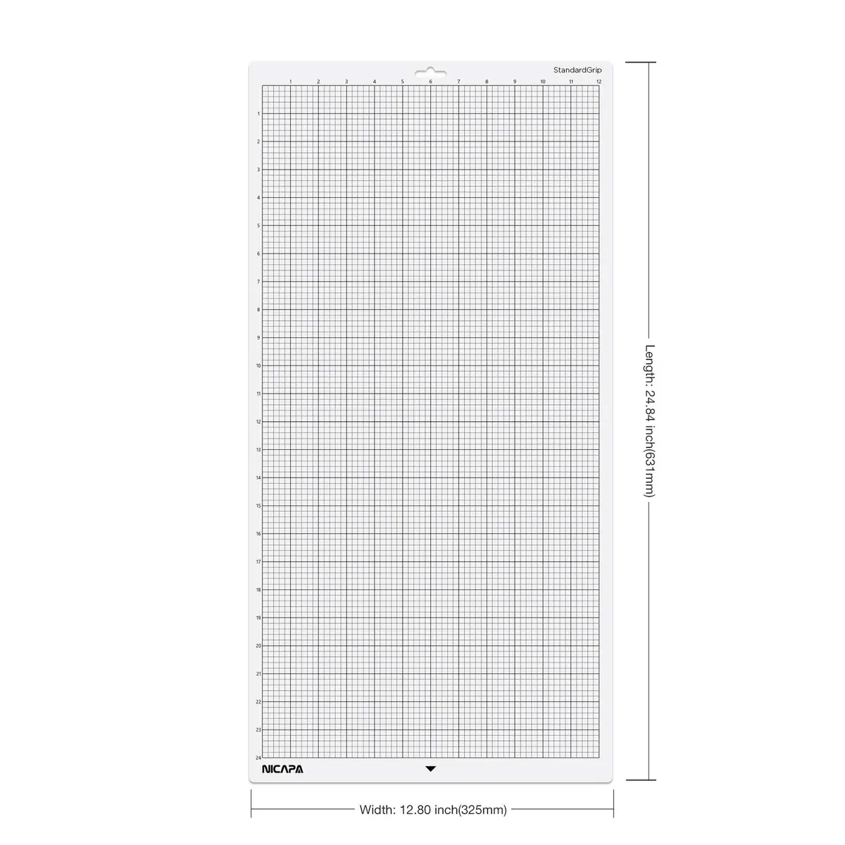 NICAPA Standard Grip Cutting Mat for Silhouette Cameo 3/2/1 (30.5cm x 61cm / 12x24 inch, 3 Mats) | Quilting & Crafting Surface - view 5