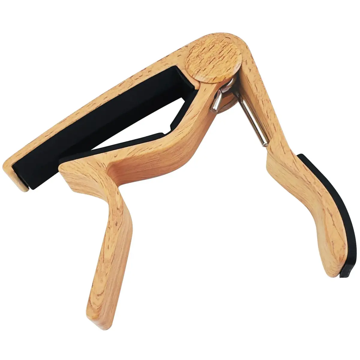 WINGO Guitar Capo for Acoustic and Electric Guitar with 5 Picks, Burlywood | Quick-Release, No Buzz, 6-String Steel Acoustic/Electric - view 9