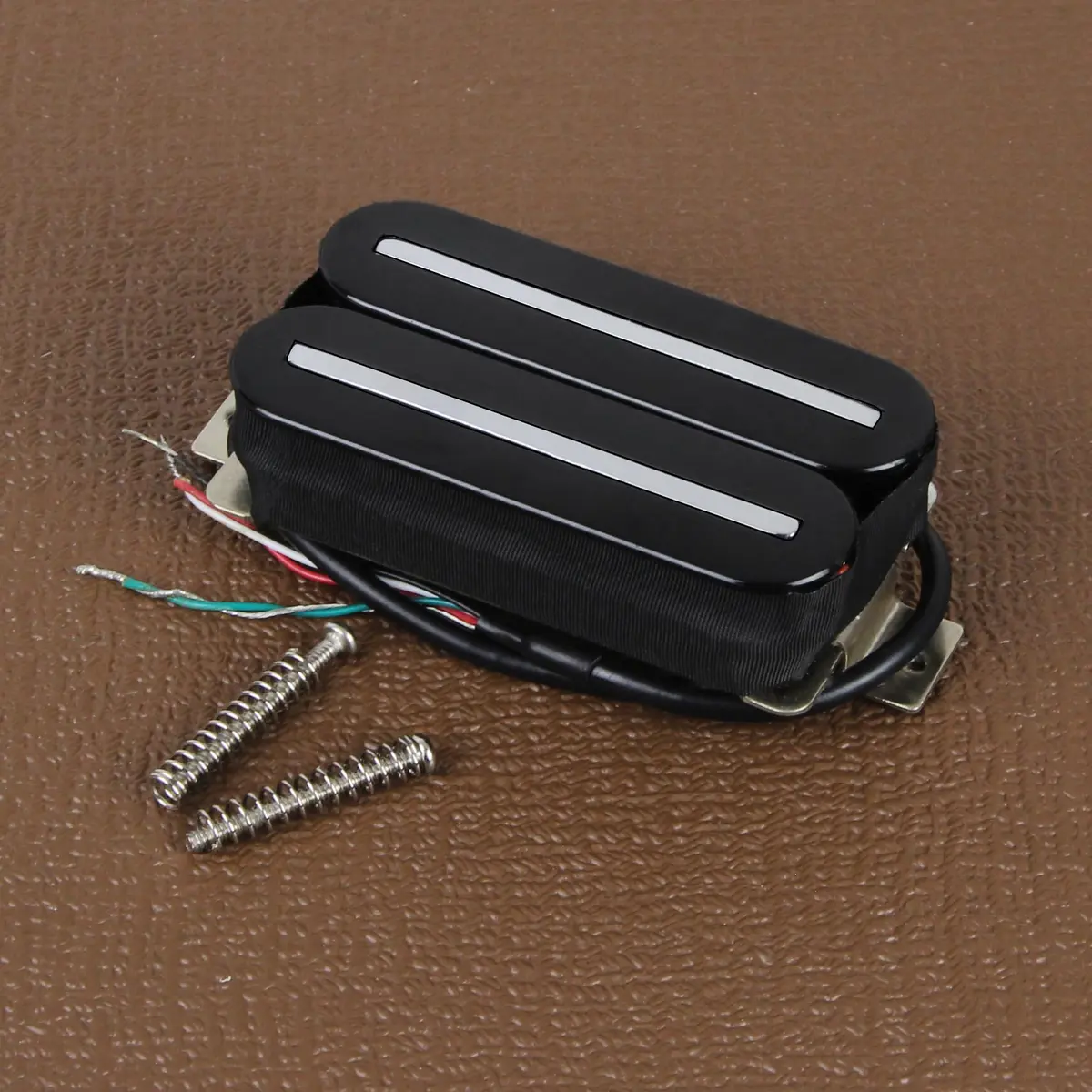 FLEOR High Output Bridge Humbucker Pickup, Black | Fully Wax Potted for Noise-Free Performance - view 2