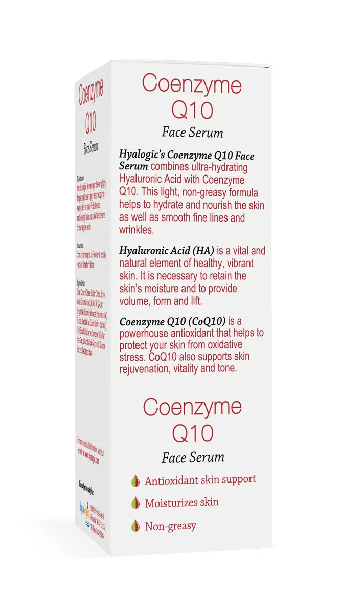 Hyalogic Episilk Coenzyme Q10 Serum with Hyaluronic Acid for Collagen Support | Firming Facial Serum for Dry Skin (0.47 Fl Oz / 13.5 ml) - view 2