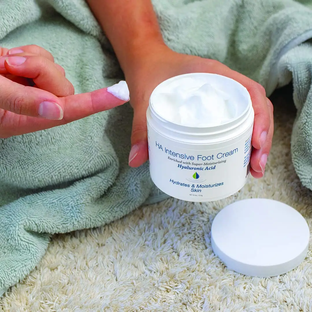 Hyalogic Hyaluronic Acid Foot Cream 4 oz | Intensive Moisturizer for Dry & Callused Skin - view 3