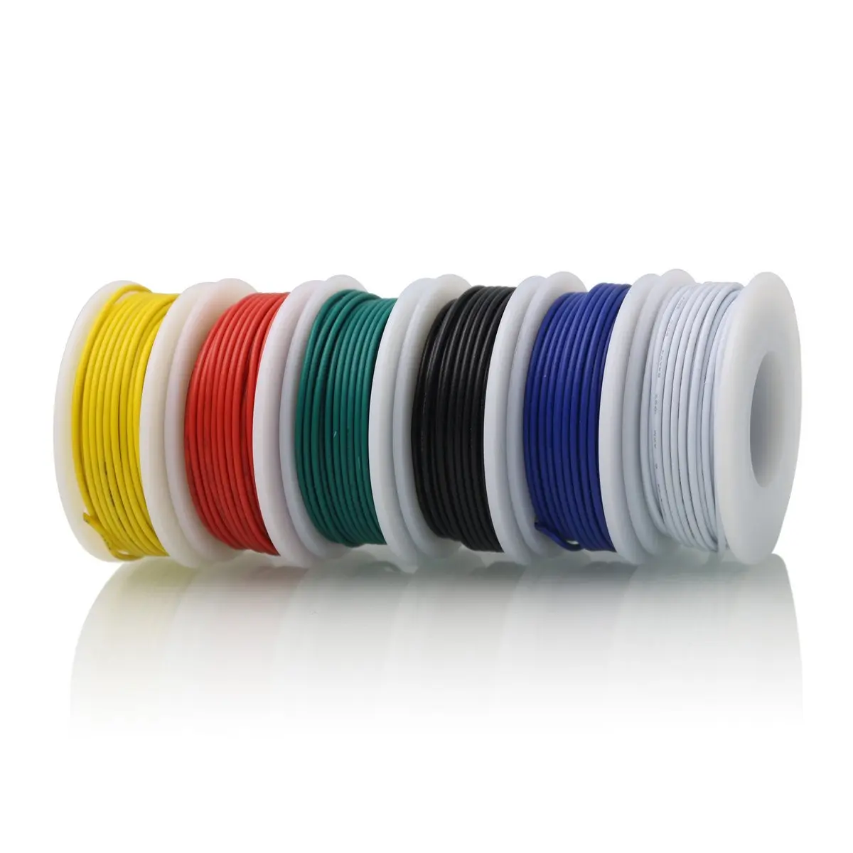 CBAZY PVC Electrical Wire Kit 26AWG 6 Colors 32.8ft | Tinned Copper, 300V, DIY Friendly - view 4