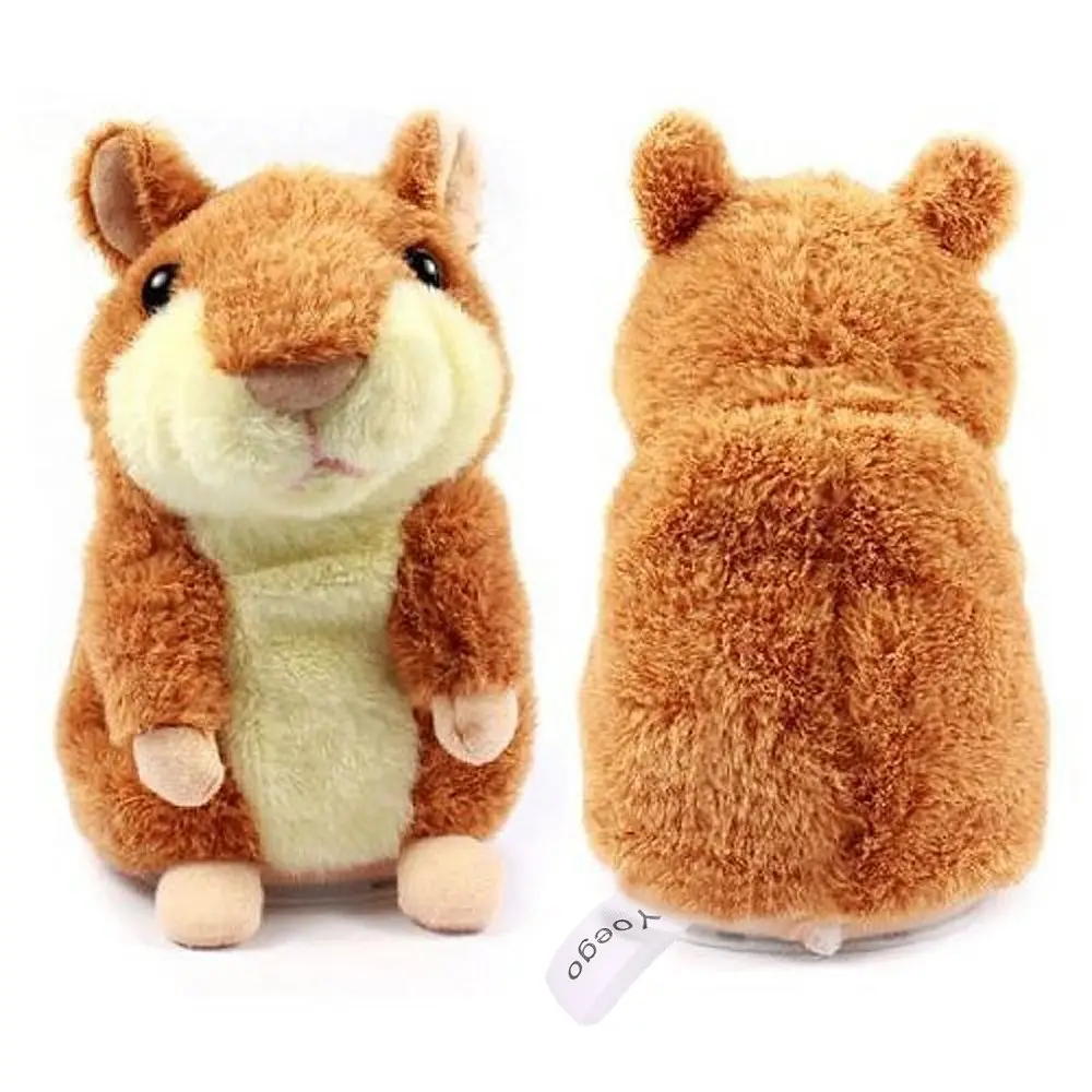 YOEGO Talking Hamster Repeats What You Say Interactive Plush Toy for Kids 3+ | Animal Sound Effects - view 3