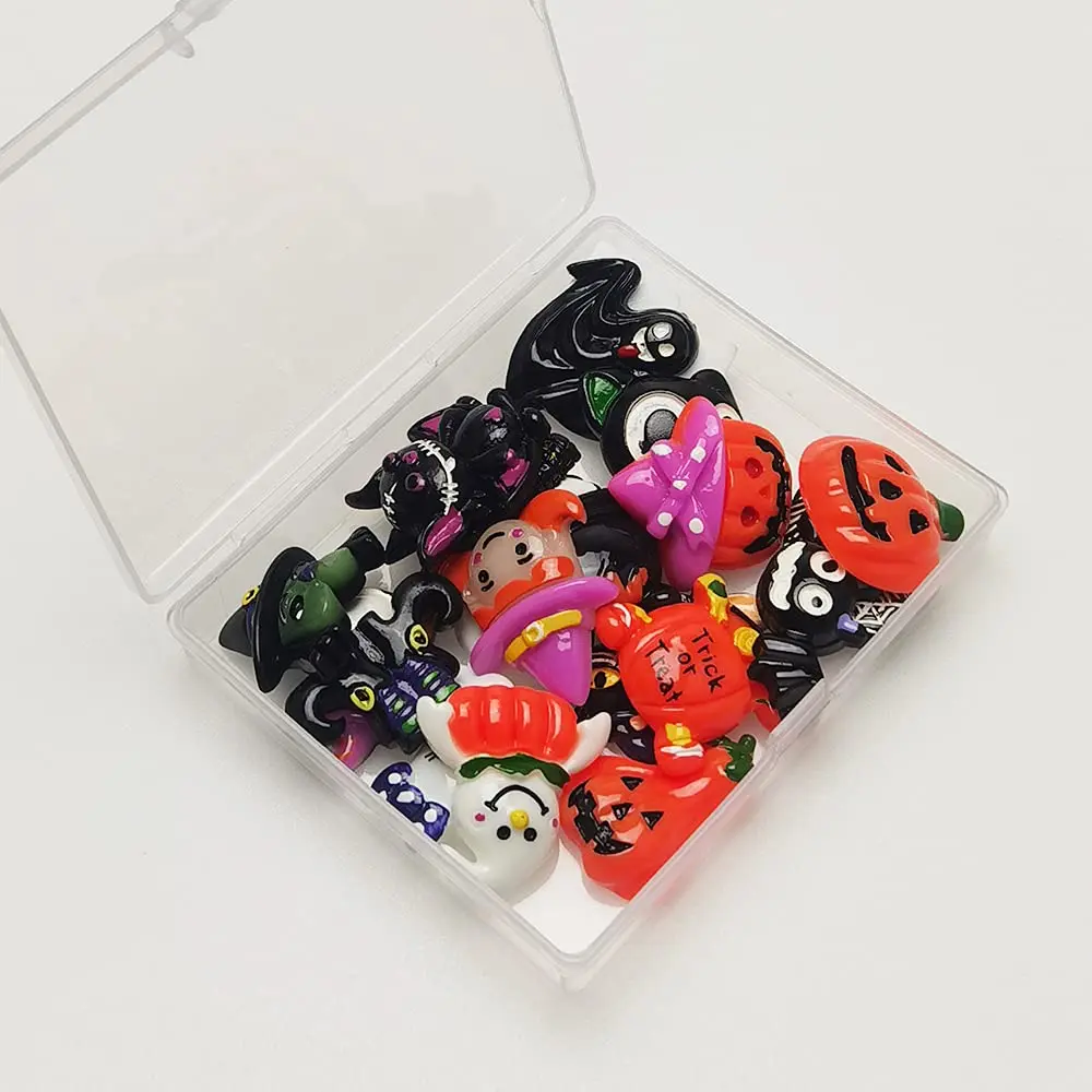 Chenkou Craft 20pcs Resin Flatback Halloween Embellishments | Assorted Styles 15-40mm - view 3