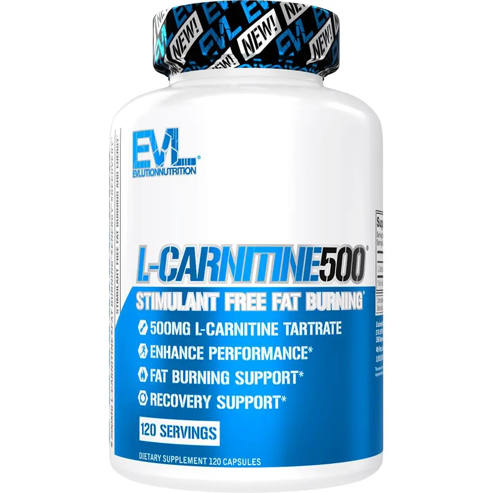 Evlution L-Carnitine Tartrate 120 Servings | Supports Fat Burning & Energy - main product image