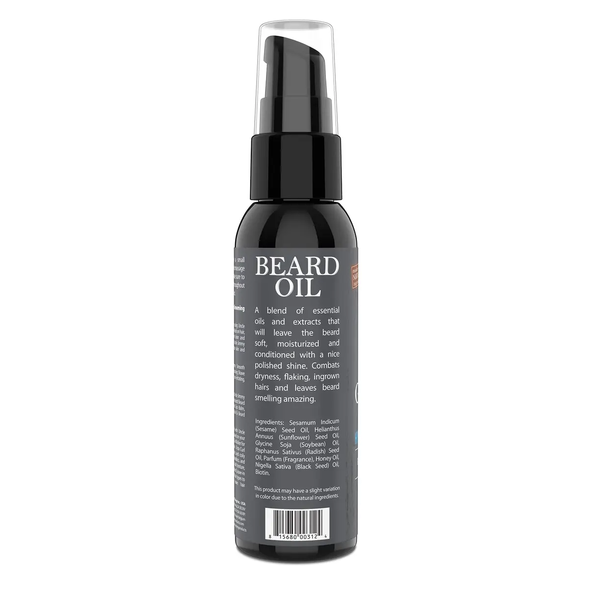 Uncle Jimmy Beard Growth Oil with Biotin | Natural Beard Care for Thicker, Fuller Beard | Men's Facial Hair Treatment for Grooming | Increases Thickness and Volume 2 Fl Oz - view 7