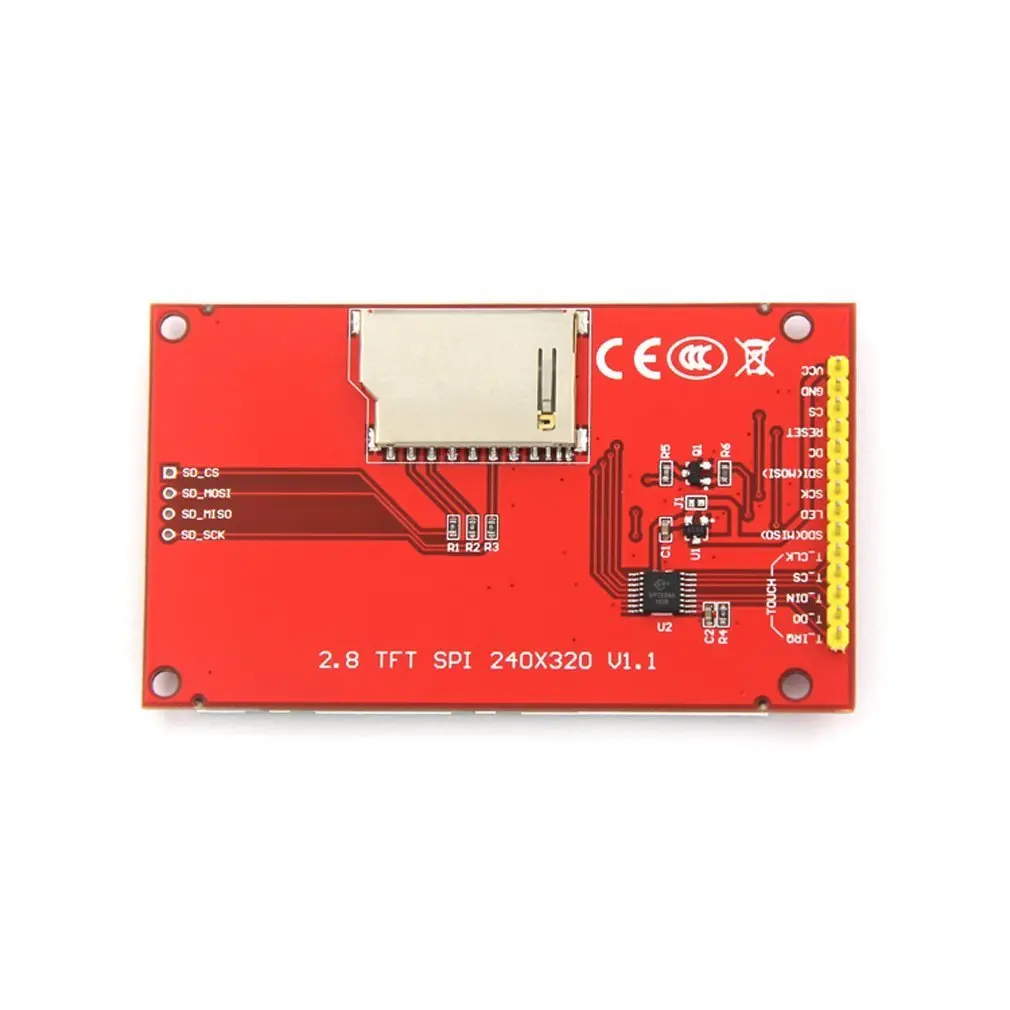 HiLetgo 2.8" SPI TFT LCD Touch Panel 240x320 with PCB | 5V/3.3V Logic Compatible - view 6