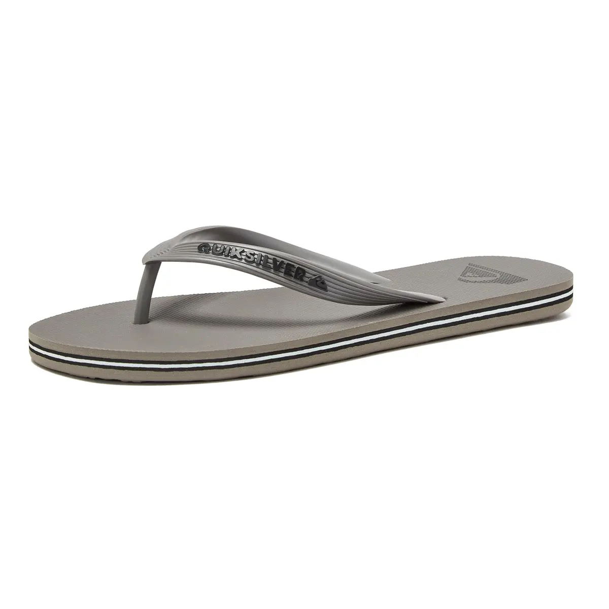 Quiksilver Molokai Flip Flops for Men, Athletic Mens Sandals, Size 13 | Water-Resistant Synthetic Rubber Straps - main product image