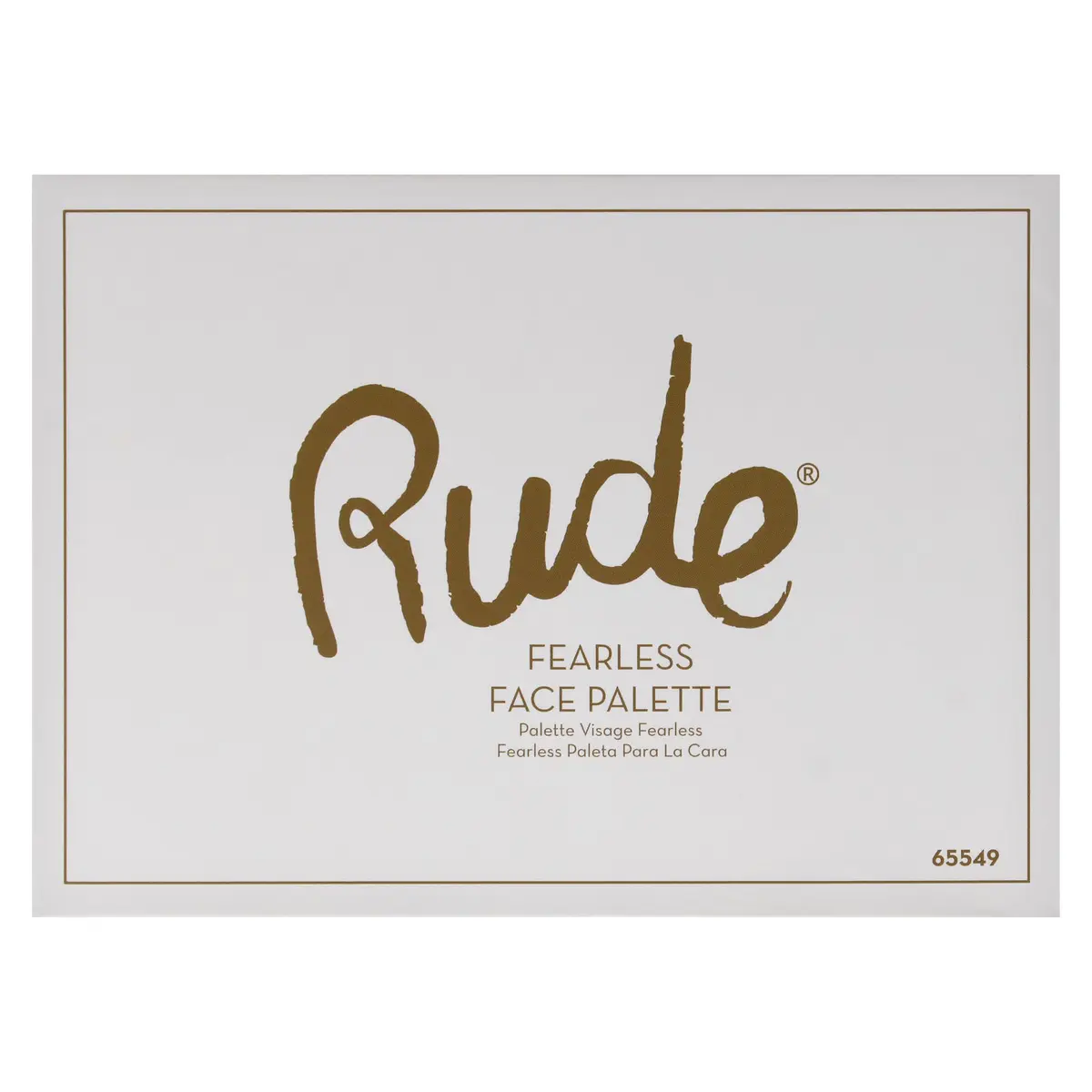 RUDE Face Palette - Fearless | High-Pigment Makeup for All Skin Tones, 0.634 oz - view 5