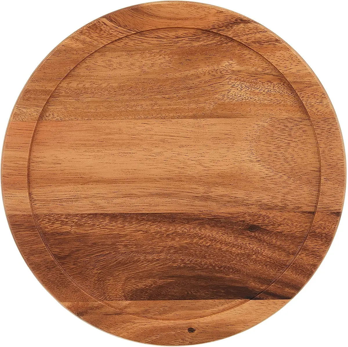 Lipper International Acacia Wood 10" Kitchen Turntable | Durable 10" Diameter Spices & Condiments Organizer - main product image