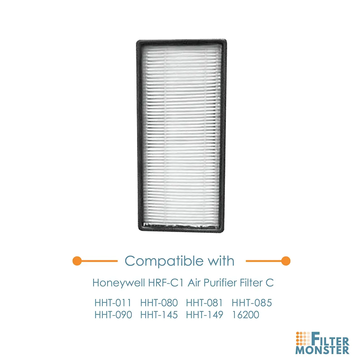 Filter-Monster Replacement Filters 2 Pack Compatible with Honeywell HRF-C1 & HRF-C2 | Removes Dust, Smoke & Pollen - view 7