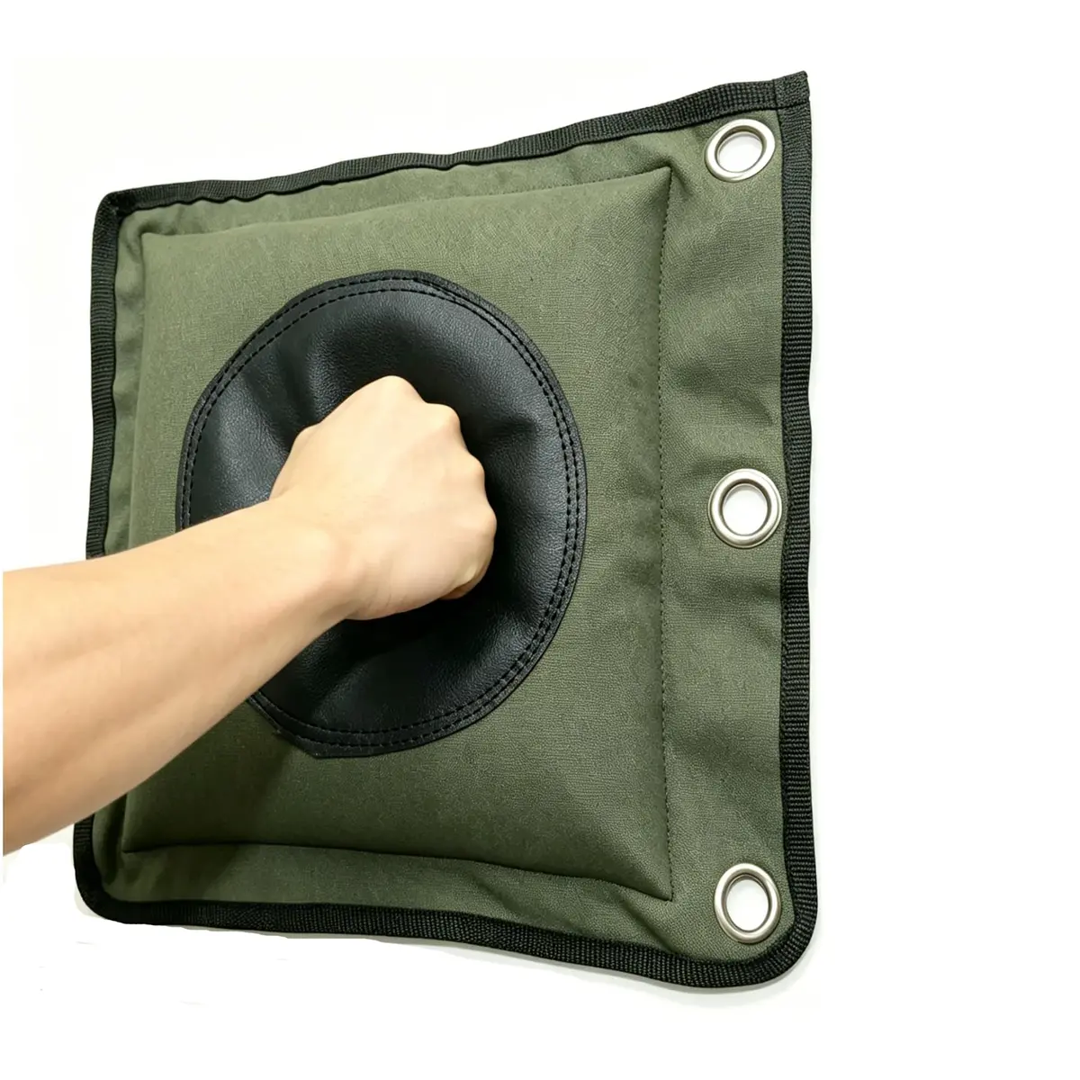 ZooBoo Wing Chun Wall Bag Canvas Leather Striking Pad 30cm x 33cm | Heavy-Duty for Kung Fu Training - view 2