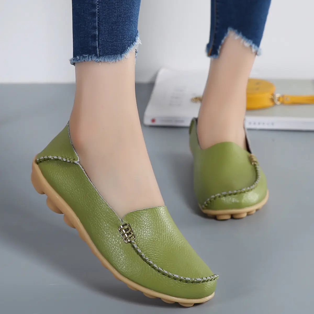 VenusCelia Women's Flat Loafer 9 M US | Breathable Comfort for Daily Wear - view 2