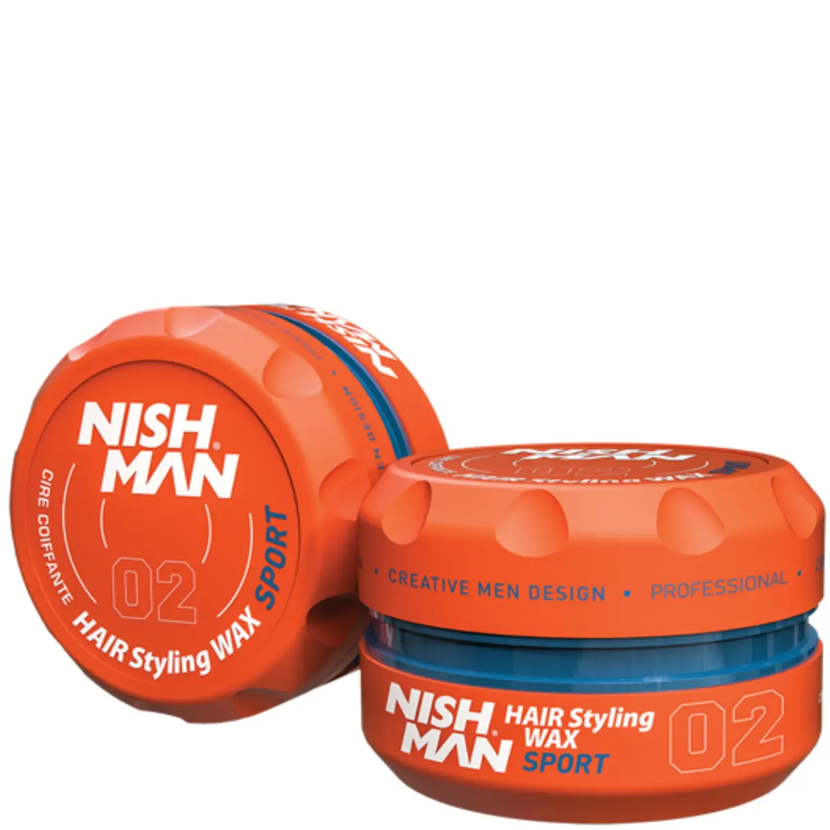 Nishman Hair Styling Wax Sport 02 150 ml | Strong Hold, Shine & Re-workable Formula - main product image
