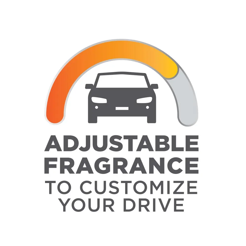 SC Johnson Glade PlugIns Car Air Freshener Starter Kit, Hawaiian Breeze, 0.11 Fl Oz | Adjustable Fragrance, 60 Days Odor Control - view 4
