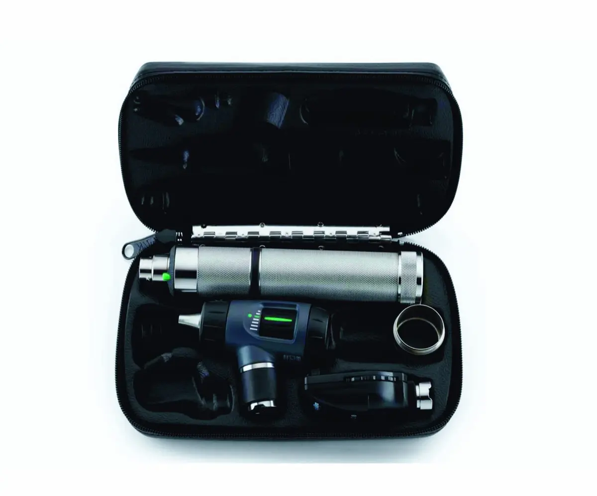Welch Allyn Standard Diagnostic Set with Coaxial Ophthalmoscope, MacroView Otoscope & Nickel Cadmium Handle | Professional Medical Equipment - main product image