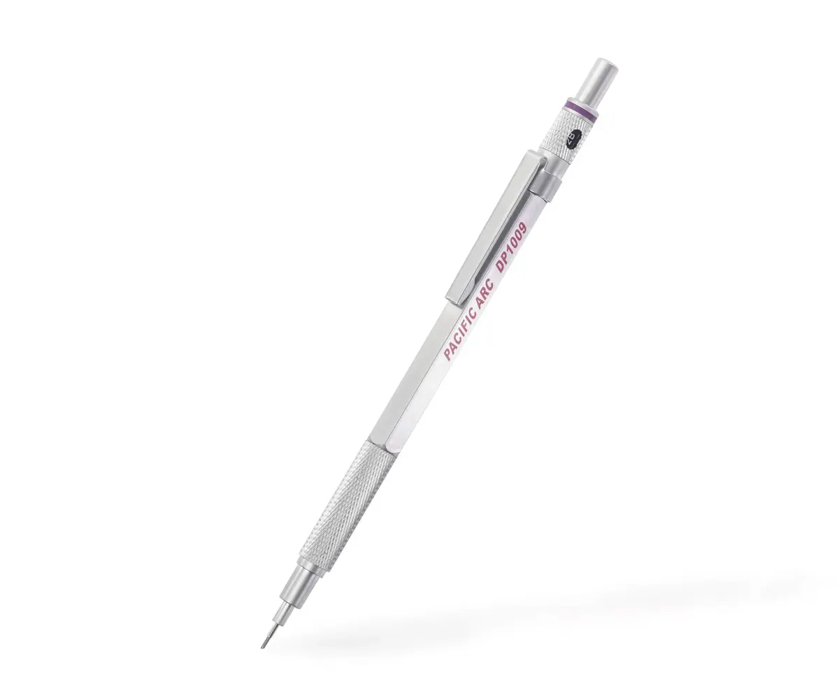 Pacific Arc Chromograph Metal Mechanical Pencil 0.9 mm Silver | Drafting & Writing Tool - main product image