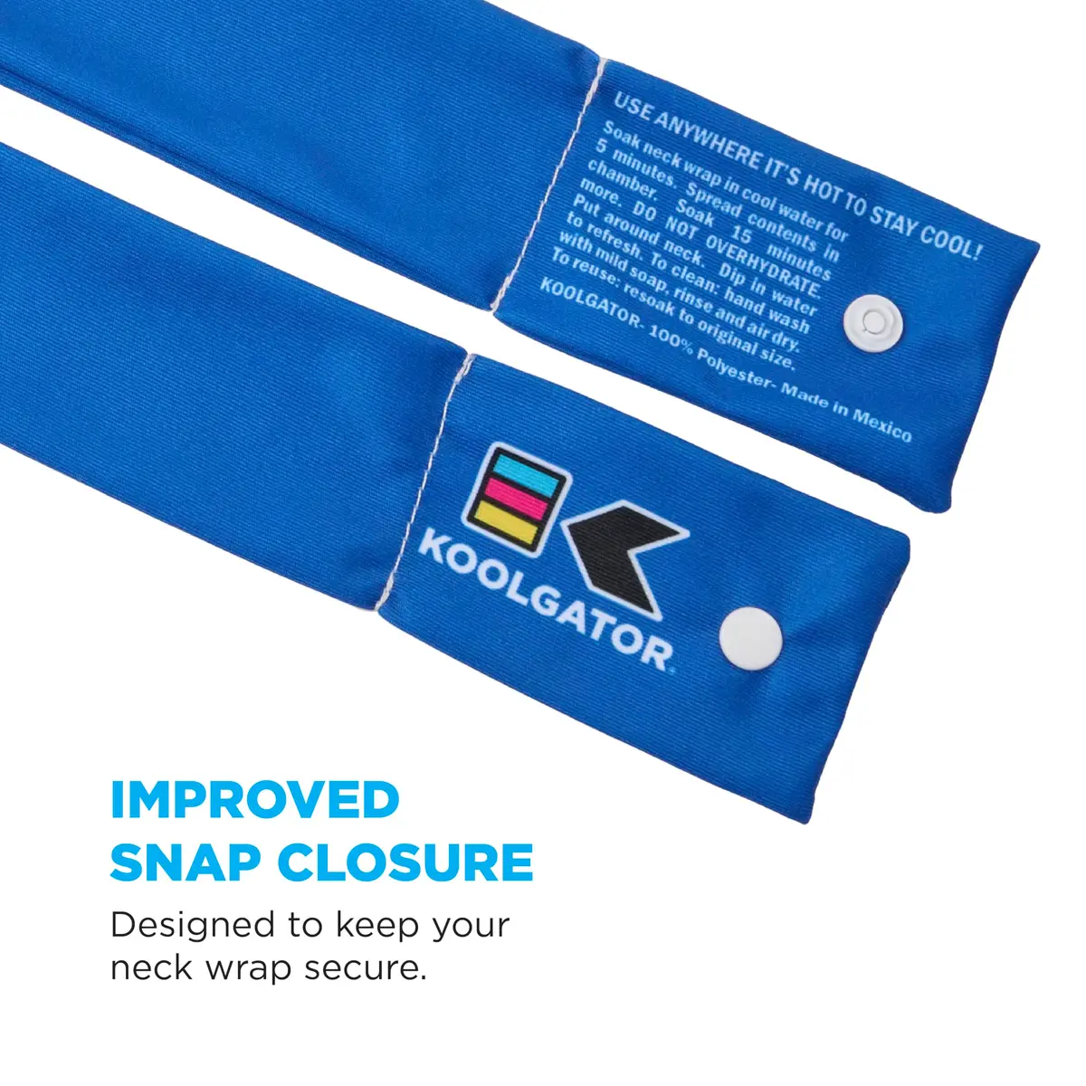 KOOLGATOR Evaporative Cooling Neck Wrap Scorpion/OCP Camo 1 Pack | USA-Designed Cooling Relief - view 7