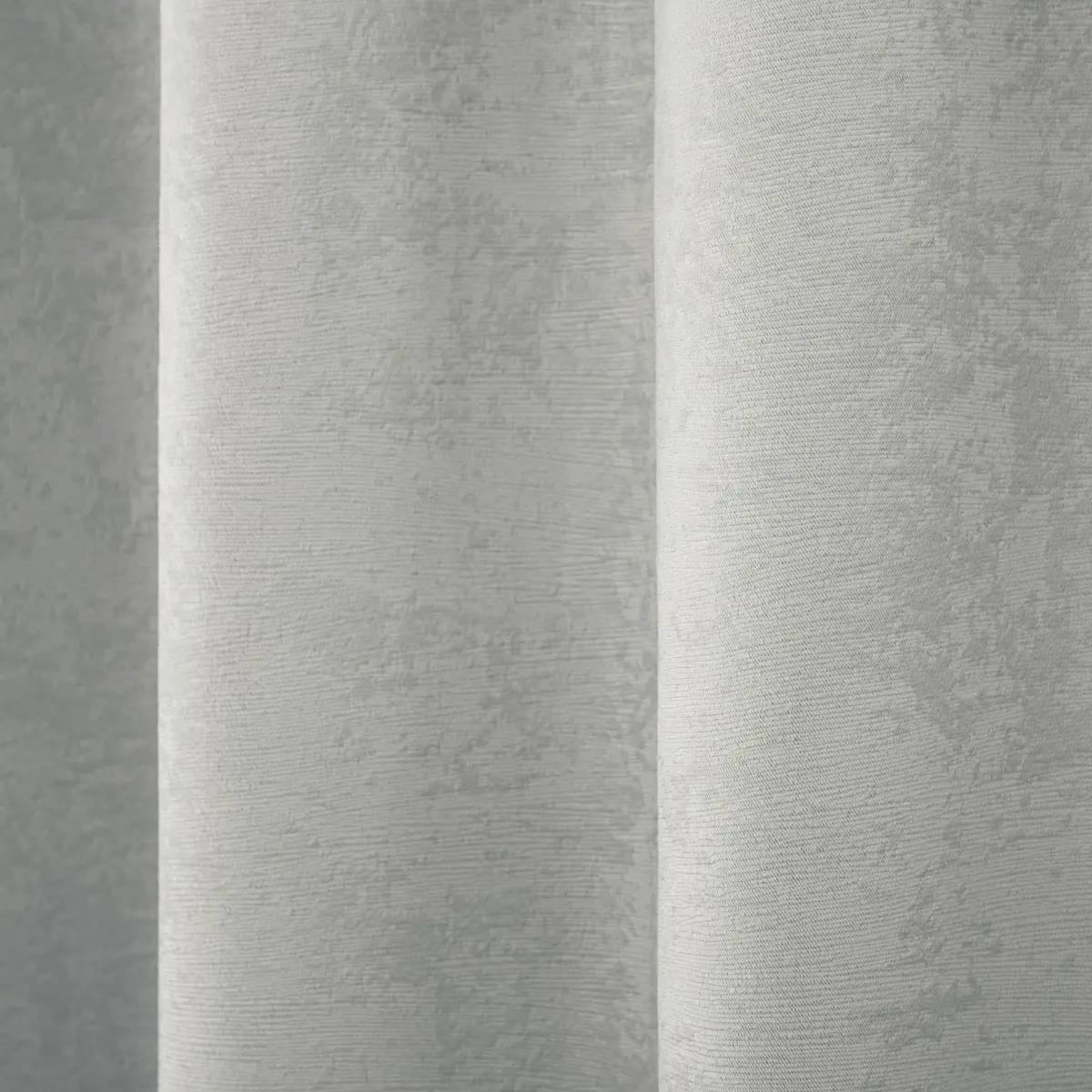 TOWN & COUNTRY EVERYDAY Lustre Solid Heavyweight Textured Sateen Indoor Curtains, Room Darkening, Grommet Top, Energy Efficient, 2-Pack, 52"x84", Silver - view 3