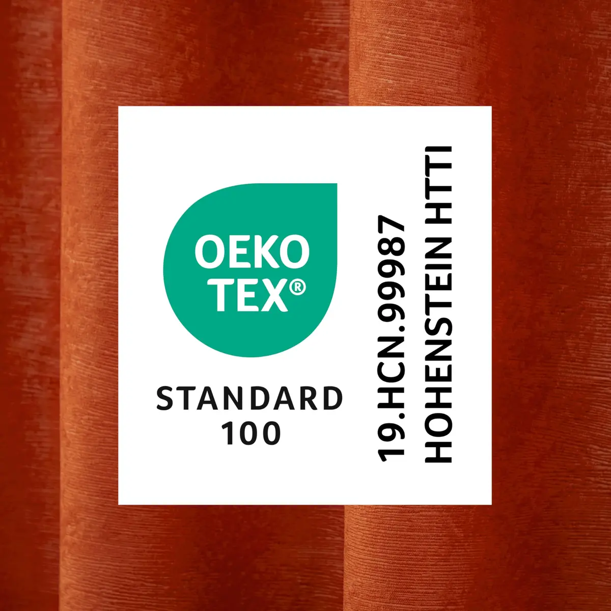 TOWN & COUNTRY EVERYDAY Lustre Solid Heavyweight Textured Sateen Indoor Curtains, Room Darkening, 2-Pack, 52"x84", Mecca Orange - view 8
