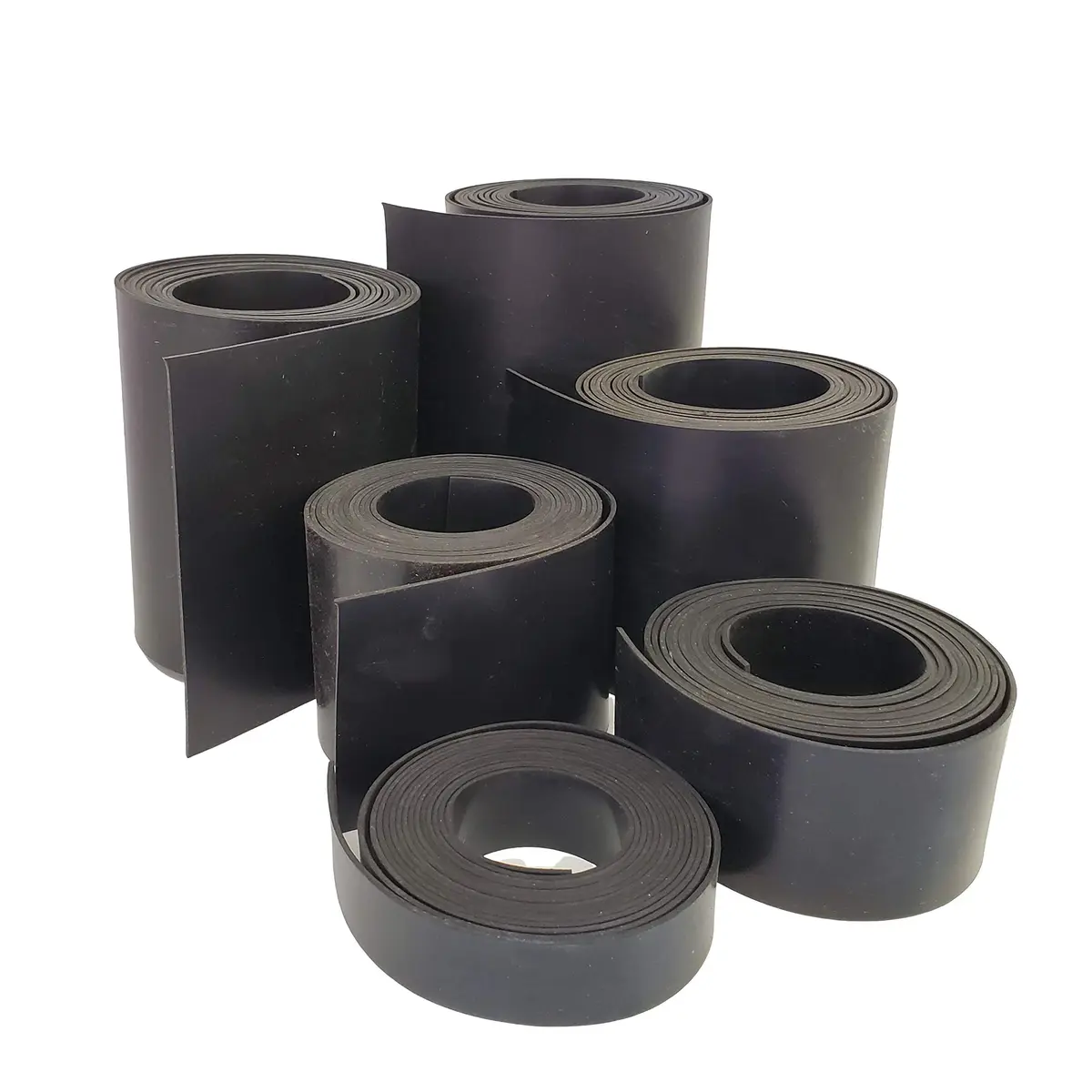 Rubber Sheet Warehouse .125" (1/8") Thick x 4" Wide x 10' Feet Neoprene Rubber Sheet for DIY & Weather Sealing - view 2