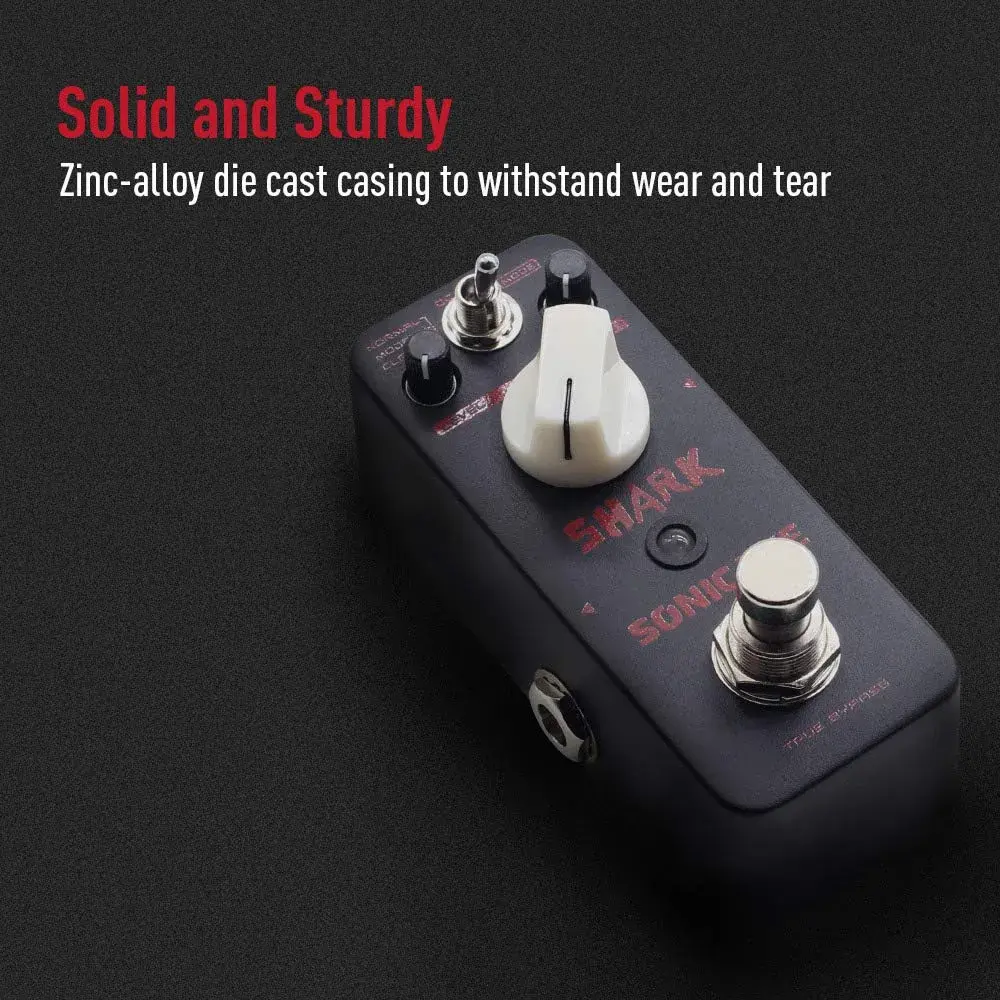 SONICAKE Distortion Guitar Pedal 3 Modes Normal, Modern, Classic High Gain Distortion Guitar Effects Pedal True Bypass | Analog British Sound - view 5