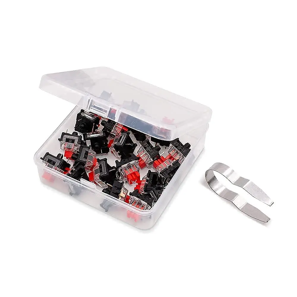 Granvela OUTEMU Red Mechanical Switches 20 Pack | Linear 45g Dustproof Hot-Swappable - view 3