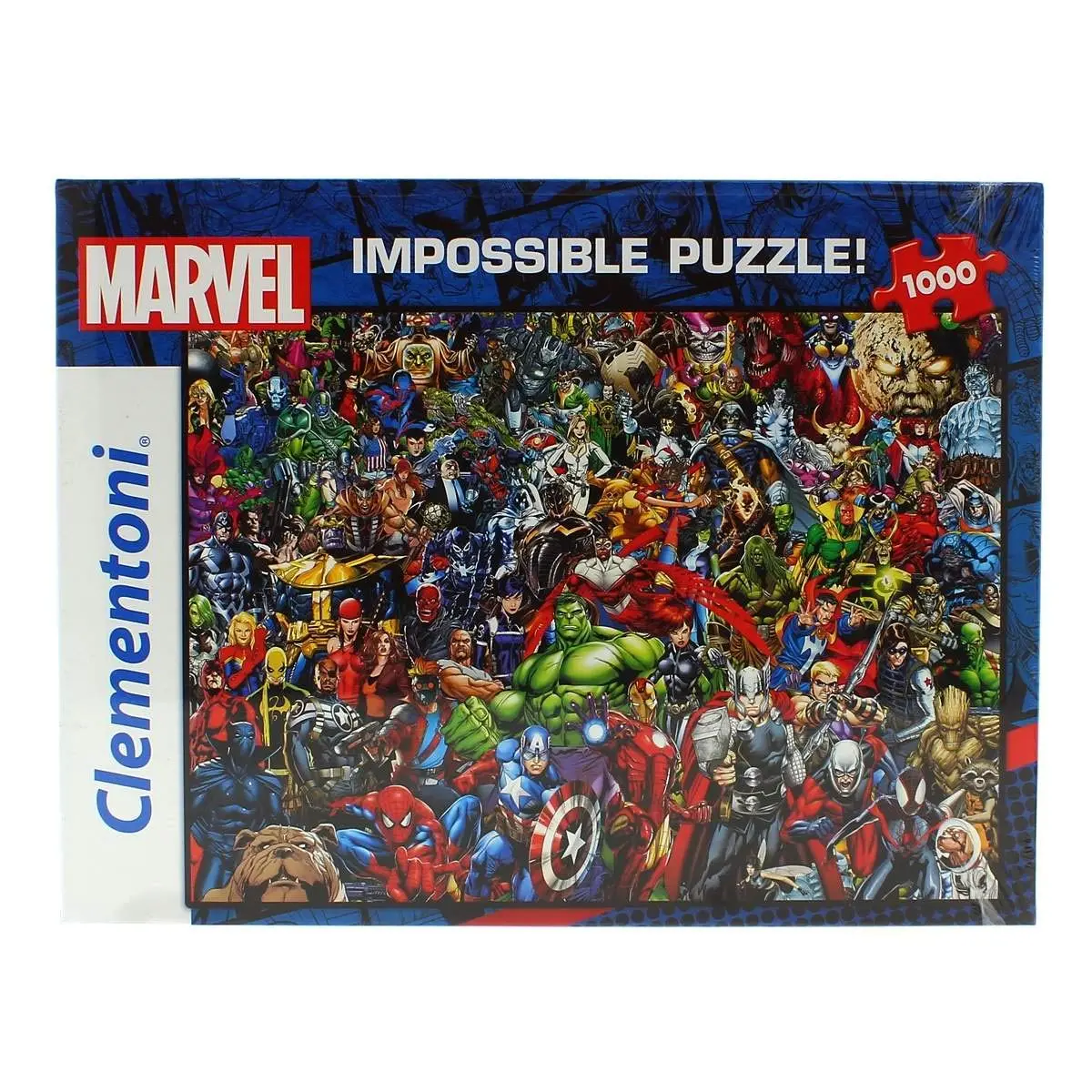 Clementoni Marvel Impossible Jigsaw Puzzle 1000 Pieces | Challenging Puzzle for Adults, Made in Italy - main product image