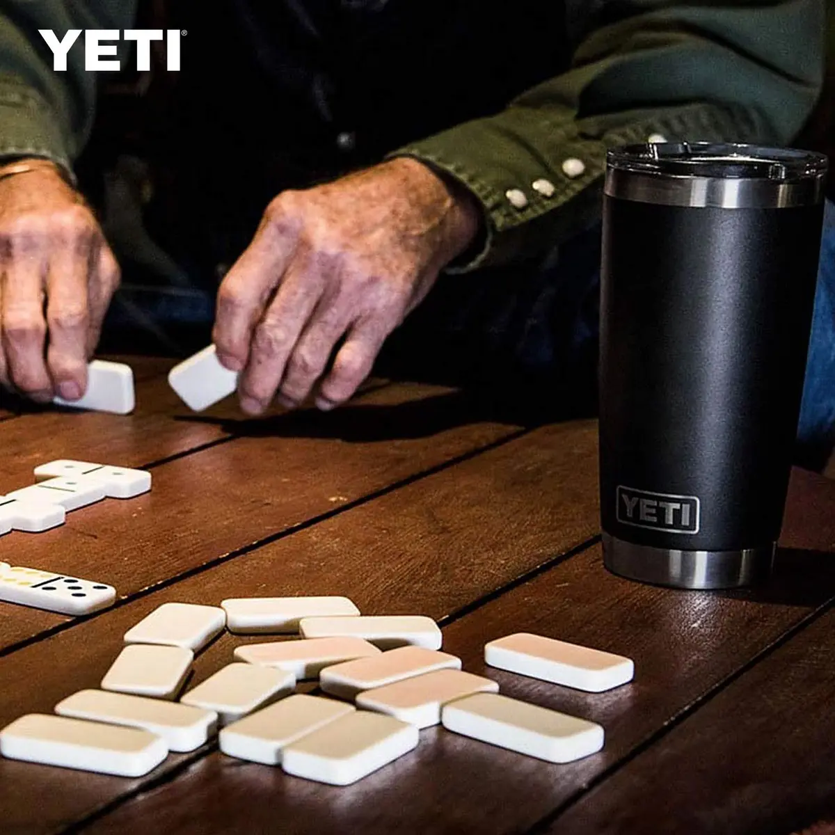 YETI Rambler 20 oz Tumbler Stainless Steel Vacuum Insulated with MagSlider Lid Black | 591ml (20 oz) Tumbler - view 7