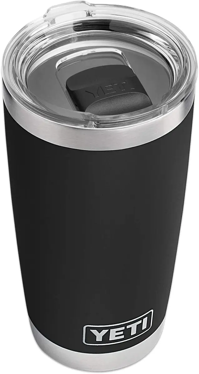 YETI Rambler 20 oz Tumbler Stainless Steel Vacuum Insulated with MagSlider Lid Black | 591ml (20 oz) Tumbler - view 3