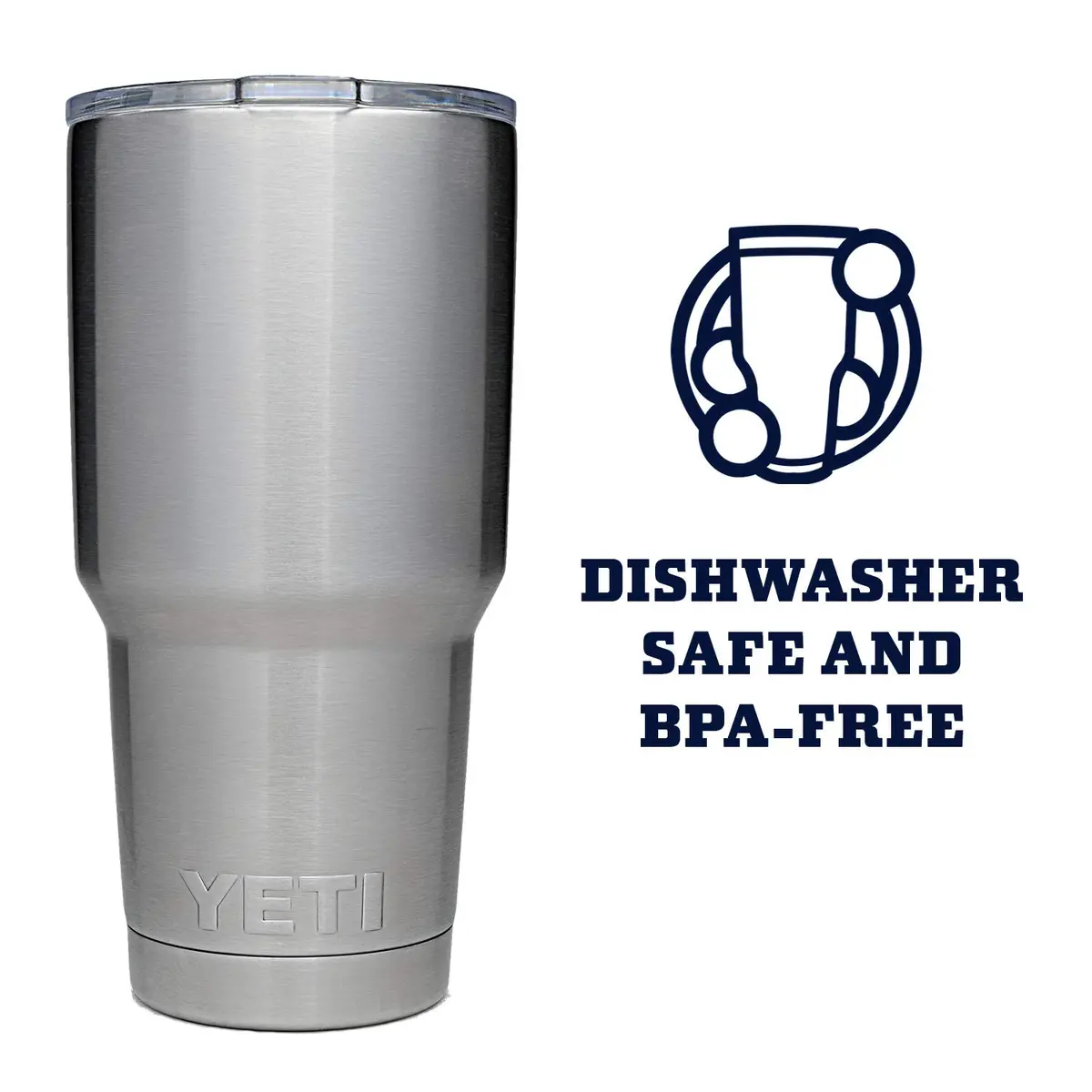 YETI Rambler 30 oz Stainless Steel Vacuum Insulated Tumbler with MagSlider Lid, 887 ml (30 oz) | Keeps Drinks Cold or Hot for Hours - view 4