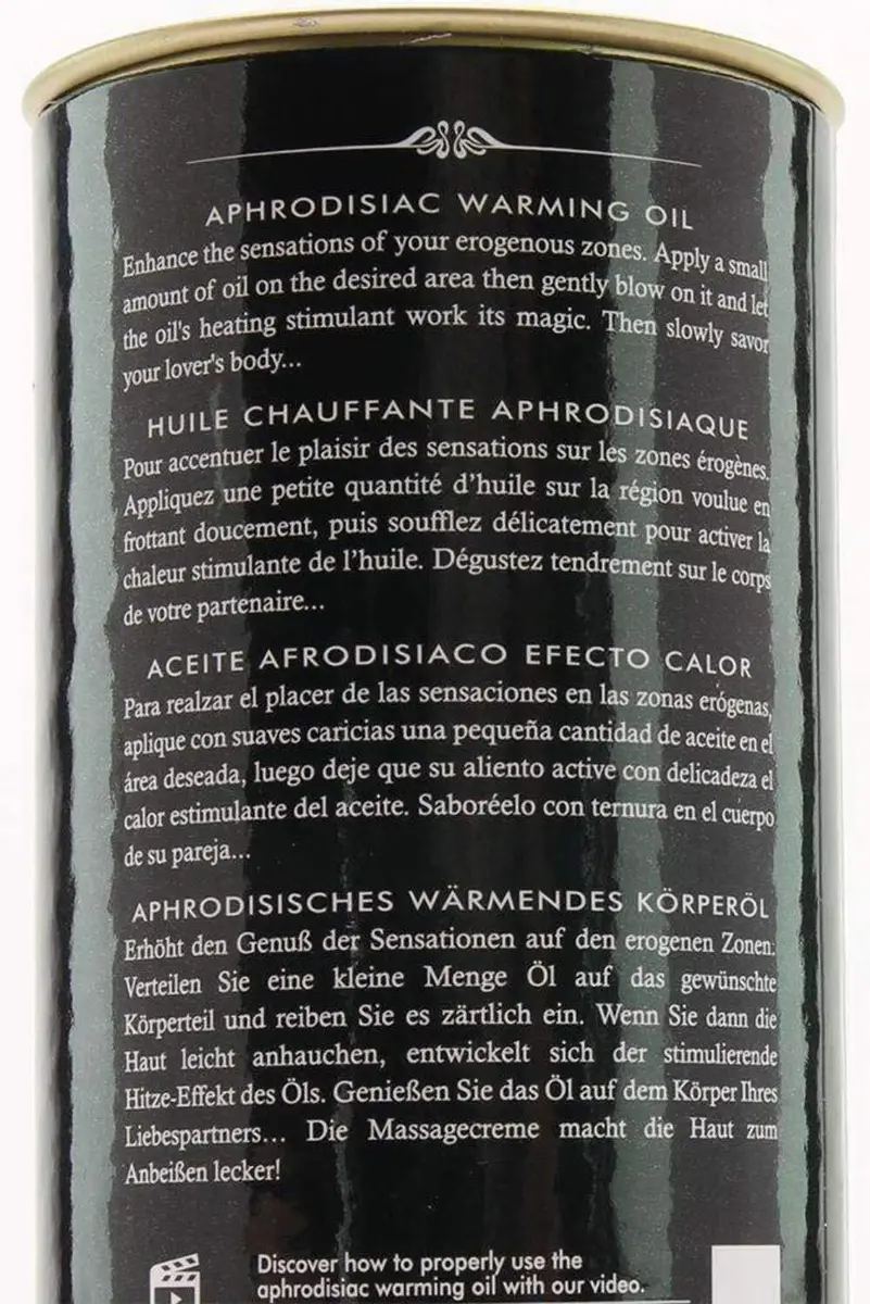 Shunga Warming Massage Oil, Raspberry | Edible, Sensual, 3.5 Fl Oz | Supports Relaxation & Touch - view 3