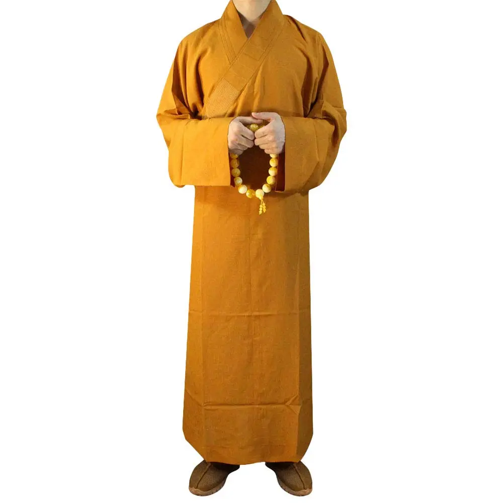 ZooBoo Saolin Monk Robe Summer Long Gown Meditation Suit | Traditional Zen-inspired Buddhist Attire - main product image