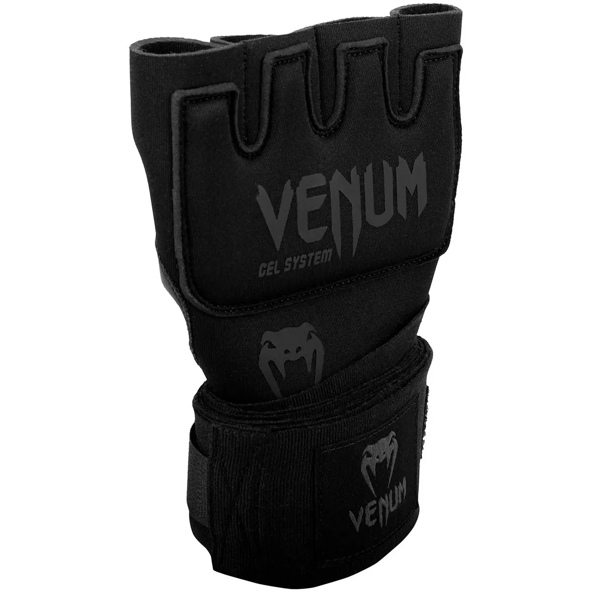 Venum Kontact Gel Glove Wraps Black/Black One Size | Integrated Gel Padding for Shock Absorption - view 2