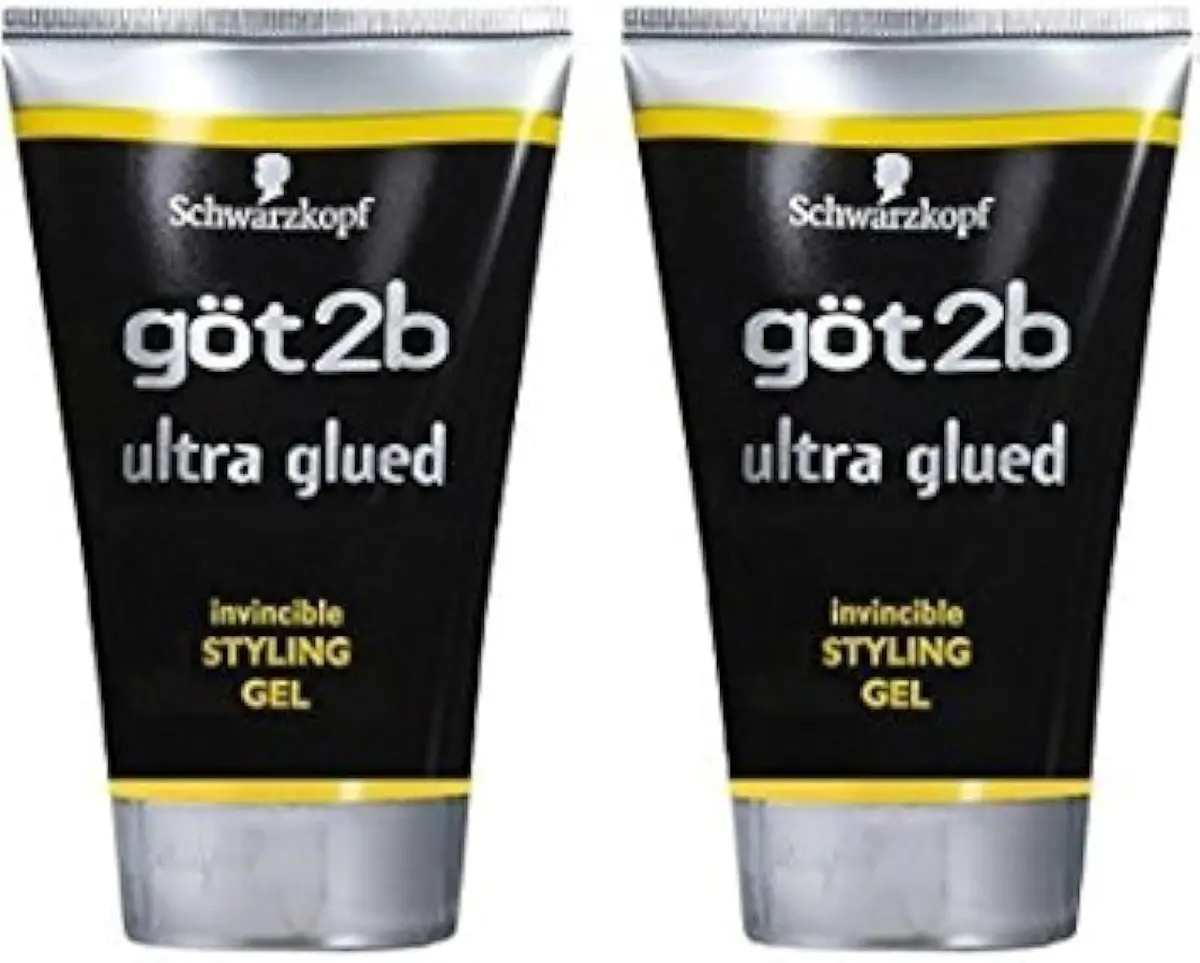 Got2B Ultra Glued Invincible Styling Gel, 2 Pack | Strong Hold for All Hair Types - main product image