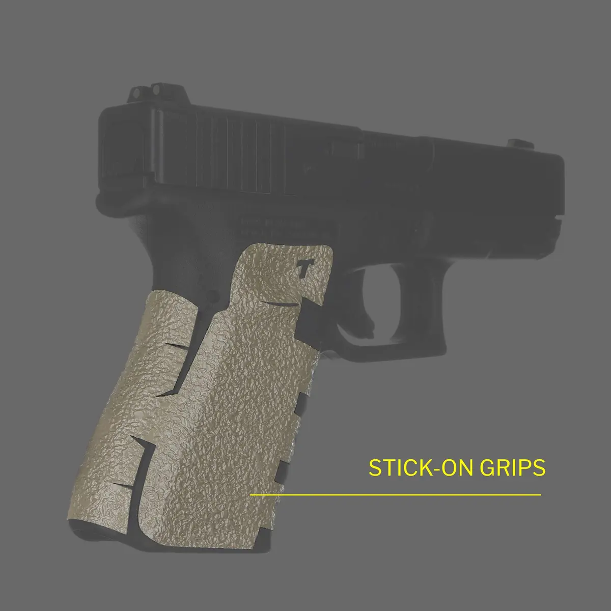 TALON Grips Adhesive Gun Grip for Glock 19, 23, 25, 32, 38 (Gen 1/2/3) | Made in the USA - view 2