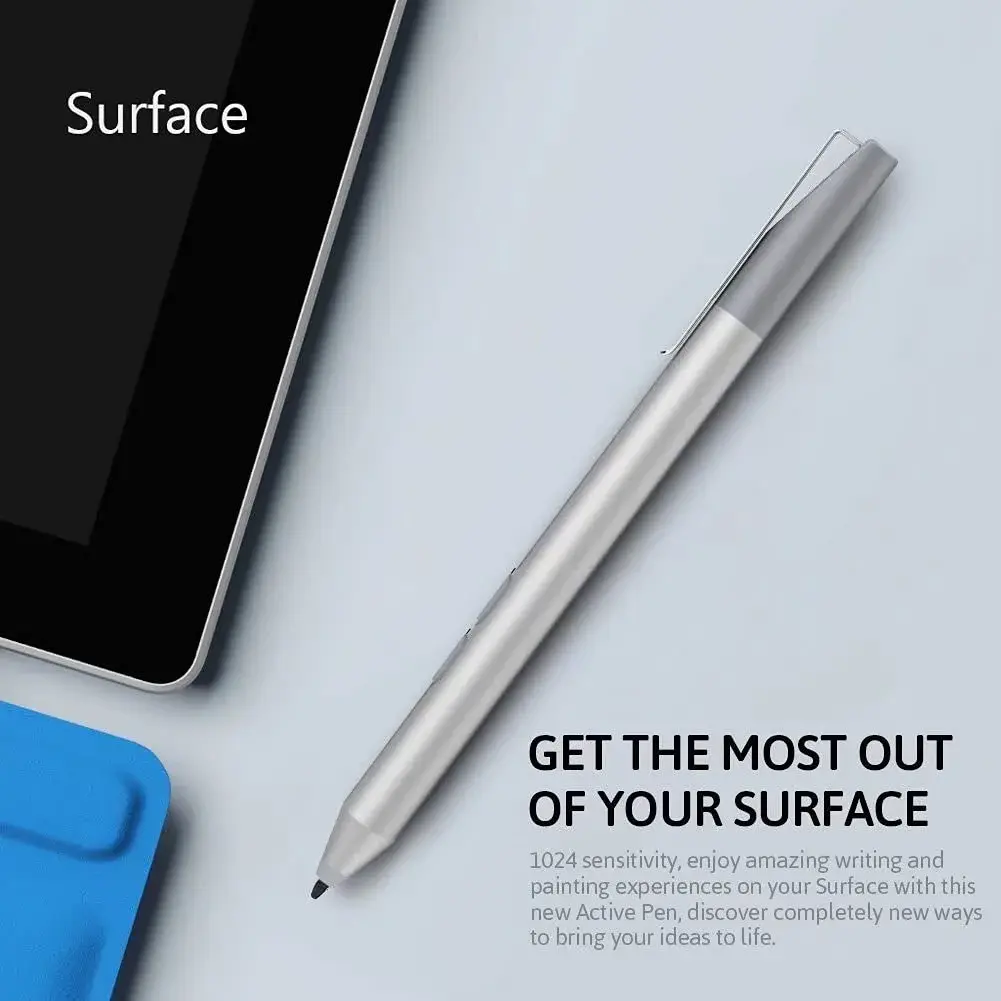 tesha Surface Pen with Eraser & Right-Click, 1024 Pressure, 4.9-inch (12.4 cm) Length | Compatible with Microsoft MPP Devices - view 7