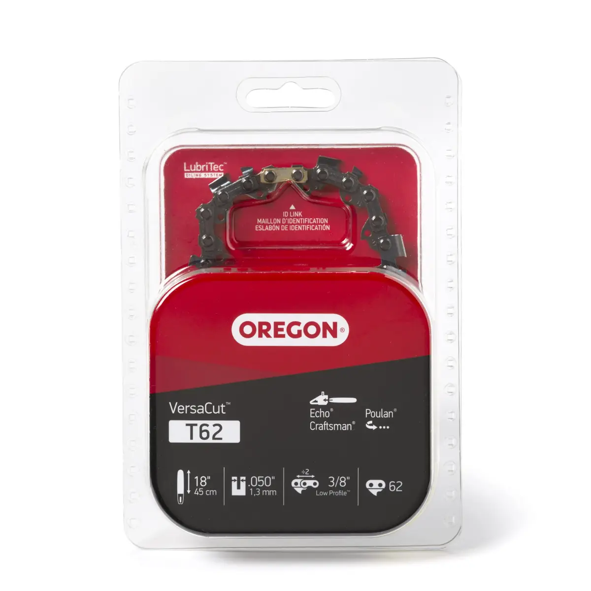 Oregon Chainsaw Chain for 18" Bar, 3/8" LP, .050" Gauge, 62 Drive Links | High Performance for Light & Professional Use - view 5