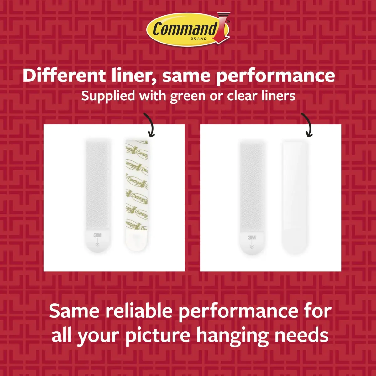 Command Small Picture Hanging Strips 36 Strips (18 Pairs) | Holds 4 lb Frames, Damage-Free Wall Hanging - view 6