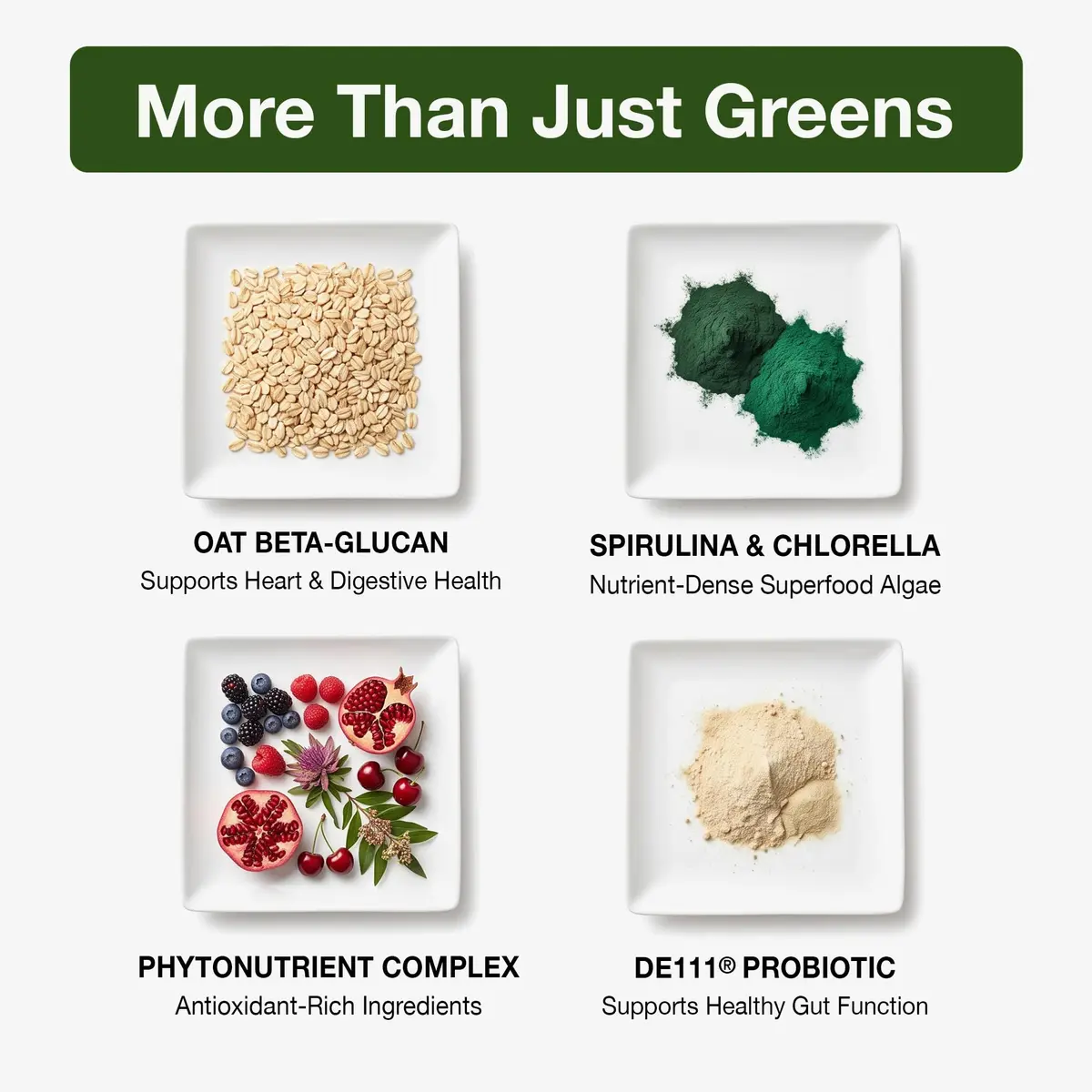 Biopharma Scientific NanoGreens + Probiotic Greens Powder (Strawberry) | Plant-Based Superfood with 5 Billion CFU & 30 Servings - view 4