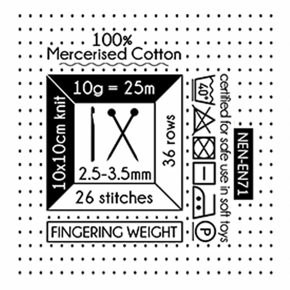 Scheepjes Icy Pink Cotton Yarn 50g | 100% Mercerized Cotton, Fine Gauge, Machine Washable - view 5