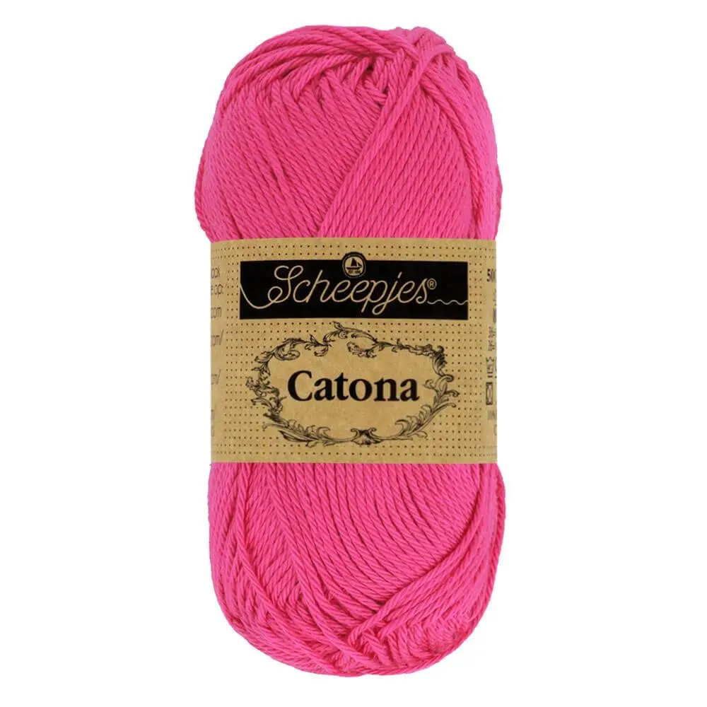 Scheepjes Icy Pink Cotton Yarn 50g | 100% Mercerized Cotton, Fine Gauge, Machine Washable - view 2