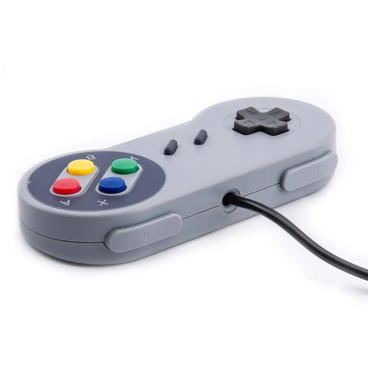 Rii Classic Retro USB Wired Game Controller for PC Gaming, Grey | 2 Pack, Compatible with Windows & Mac - view 6