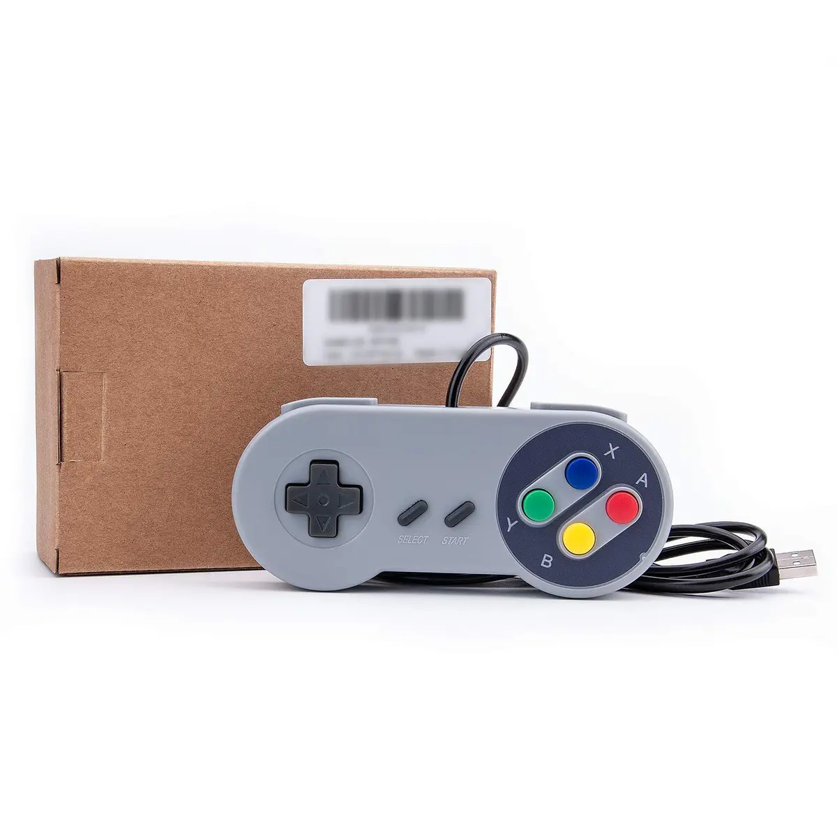 Rii Classic Retro USB Wired Game Controller for PC Gaming, Grey | 2 Pack, Compatible with Windows & Mac - view 7