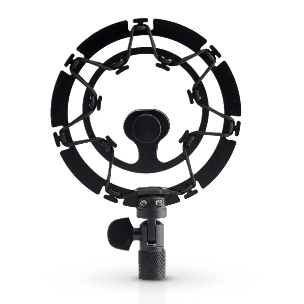 Auphonix Pro Microphone Shock Mount - Mic Holder Compatible w/Blue Yeti, Snowball & Pro Microphones | Vibration & Shock Protection - main product image