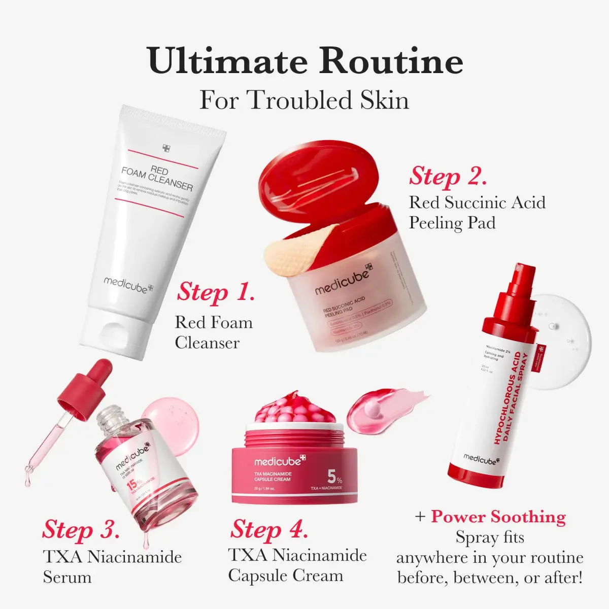 medicube Red Foam Cleanser 120ml (4.05 Fl Oz) | Deep Cleansing with Salicylic Acid - view 6