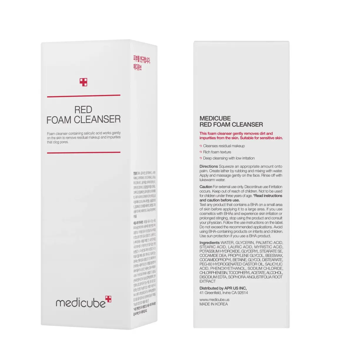 medicube Red Foam Cleanser 120ml (4.05 Fl Oz) | Deep Cleansing with Salicylic Acid - view 8